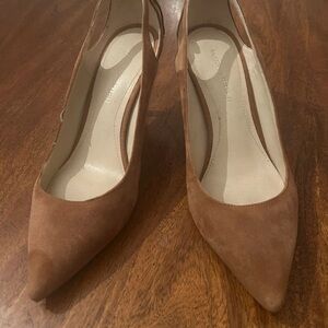 Marc Fisher Brown Suede Pointed Heels